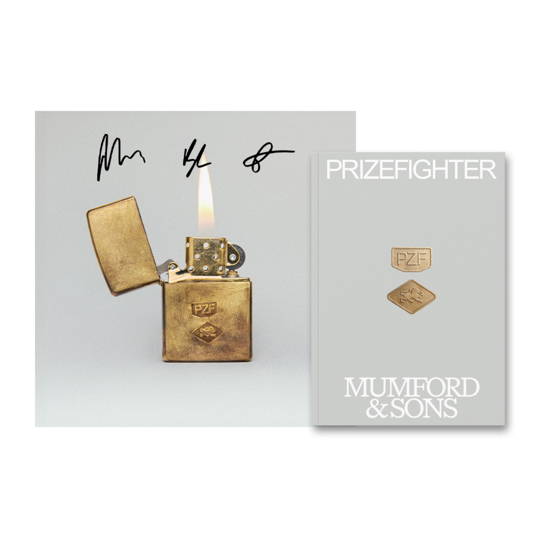 Prizefighter: CD Zine & Signed Art Card - Mumford & Sons