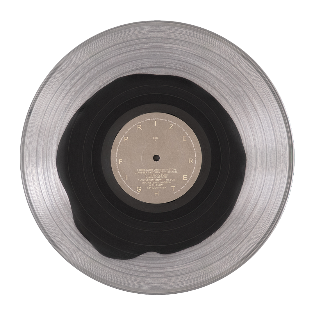 Prizefighter: 'Clover' Black On Clear Vinyl - Mumford & Sons