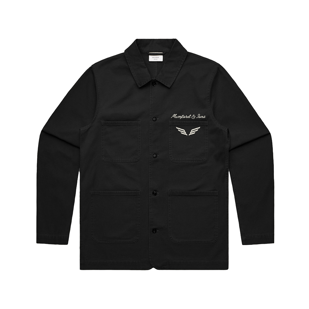 Black Workwear Jacket - Mumford & Sons Black Workwear Jacket - Mumford & Sons