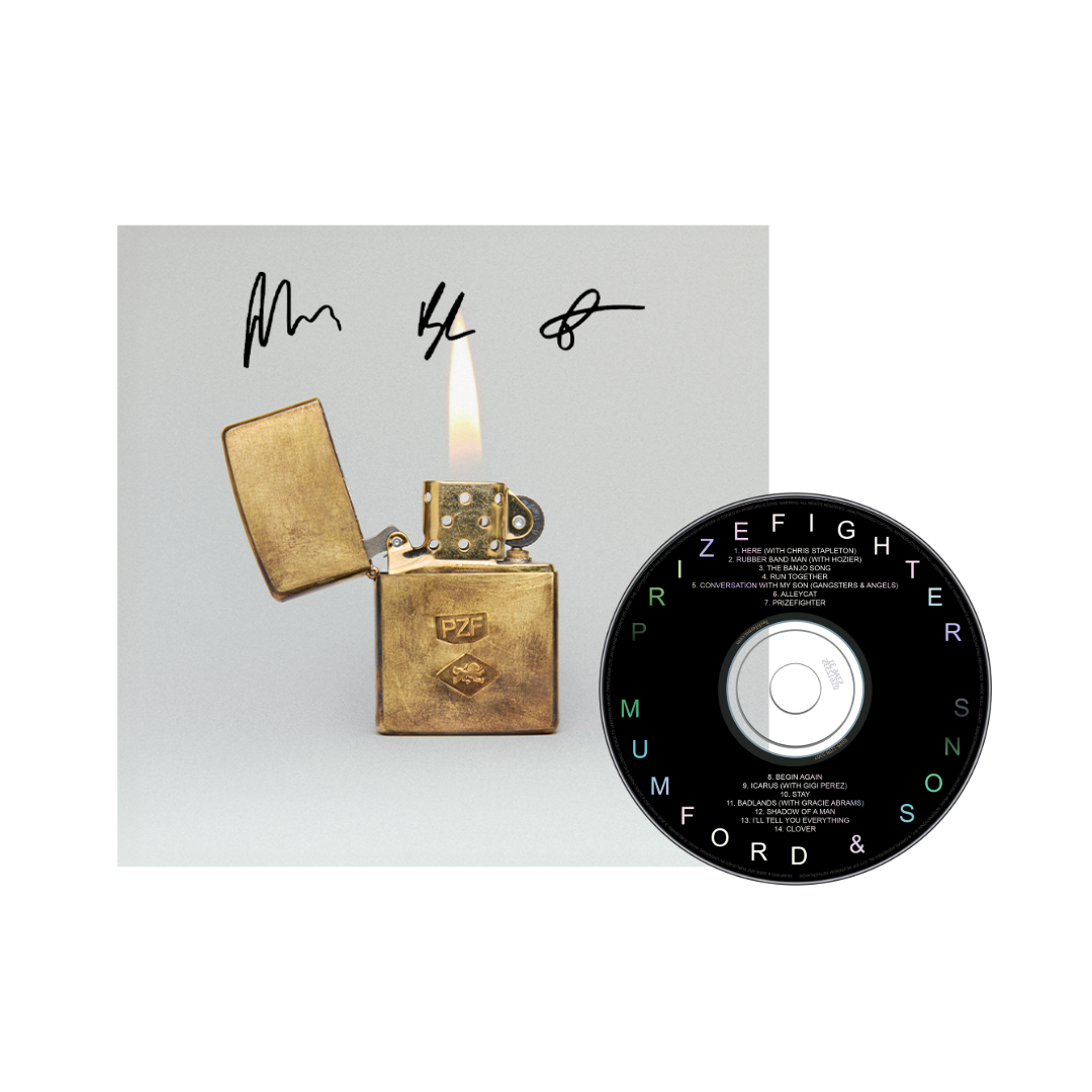 Prizefighter: Special Edition CD & Signed Art Card - Mumford & Sons