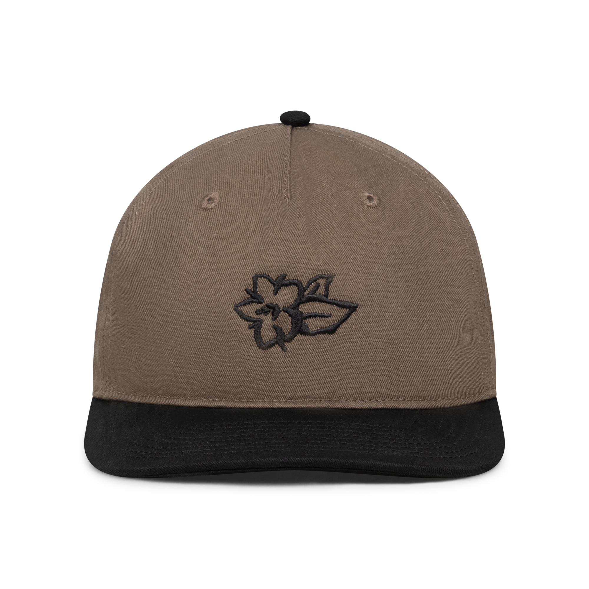 Brown Embroidered Flower Cap - Mumford & Sons