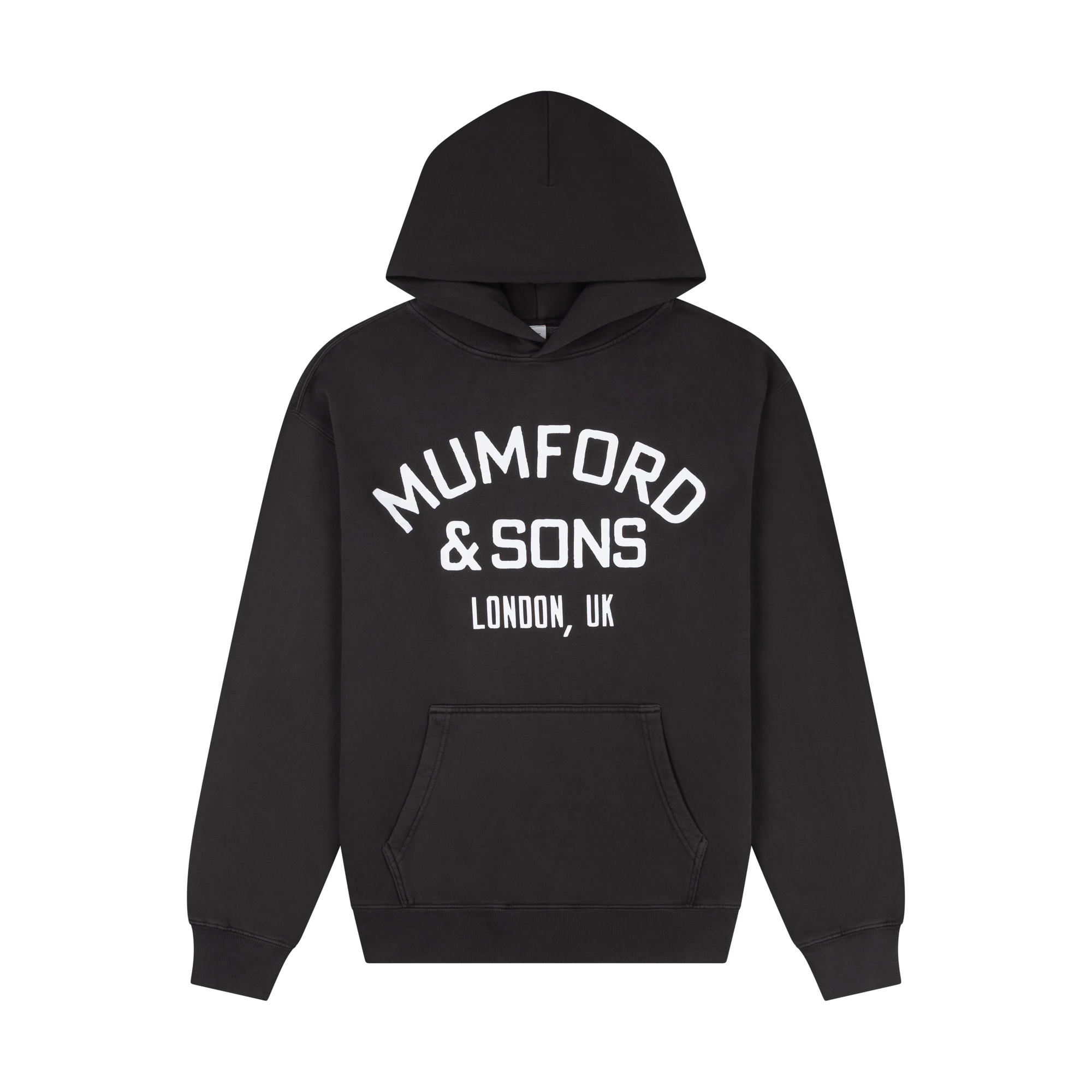 Black Vintage Logo Hoodie - Mumford & Sons