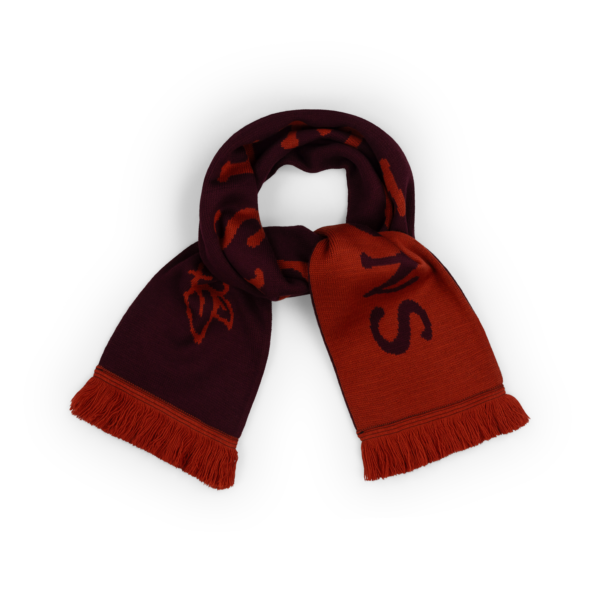 Maroon RUSHMERE Scarf - Mumford & Sons