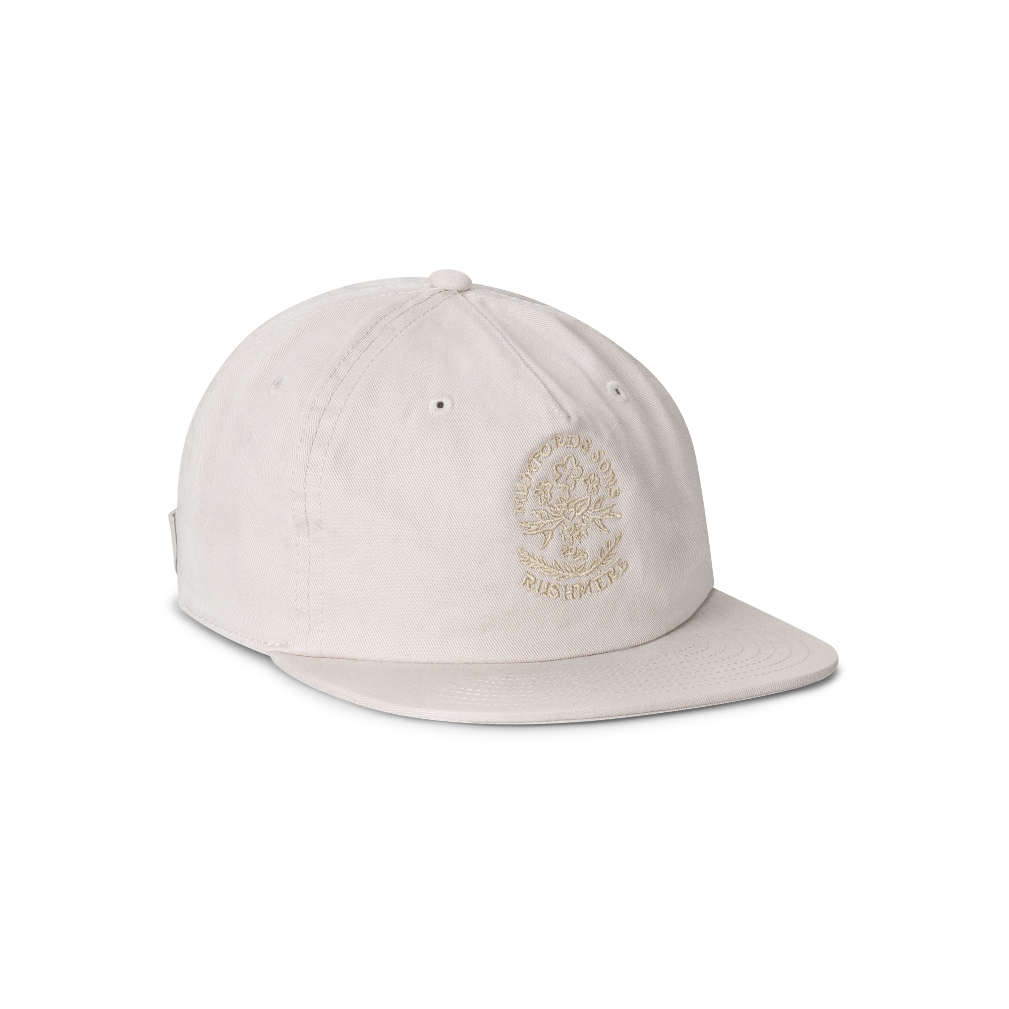 Bone Embroidered Five Panel Cap Mumford Sons
