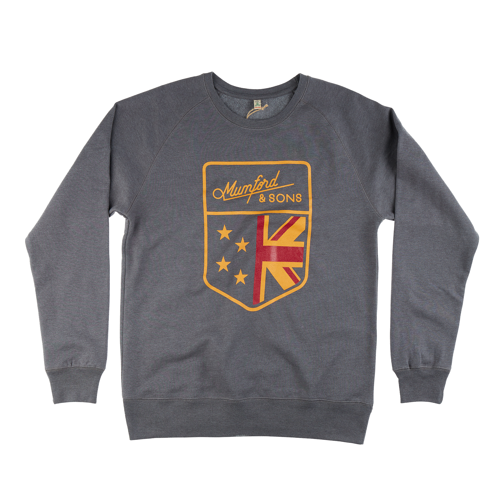 Mumford & Sons  - Grey Arms Logo Print Sweatshirt