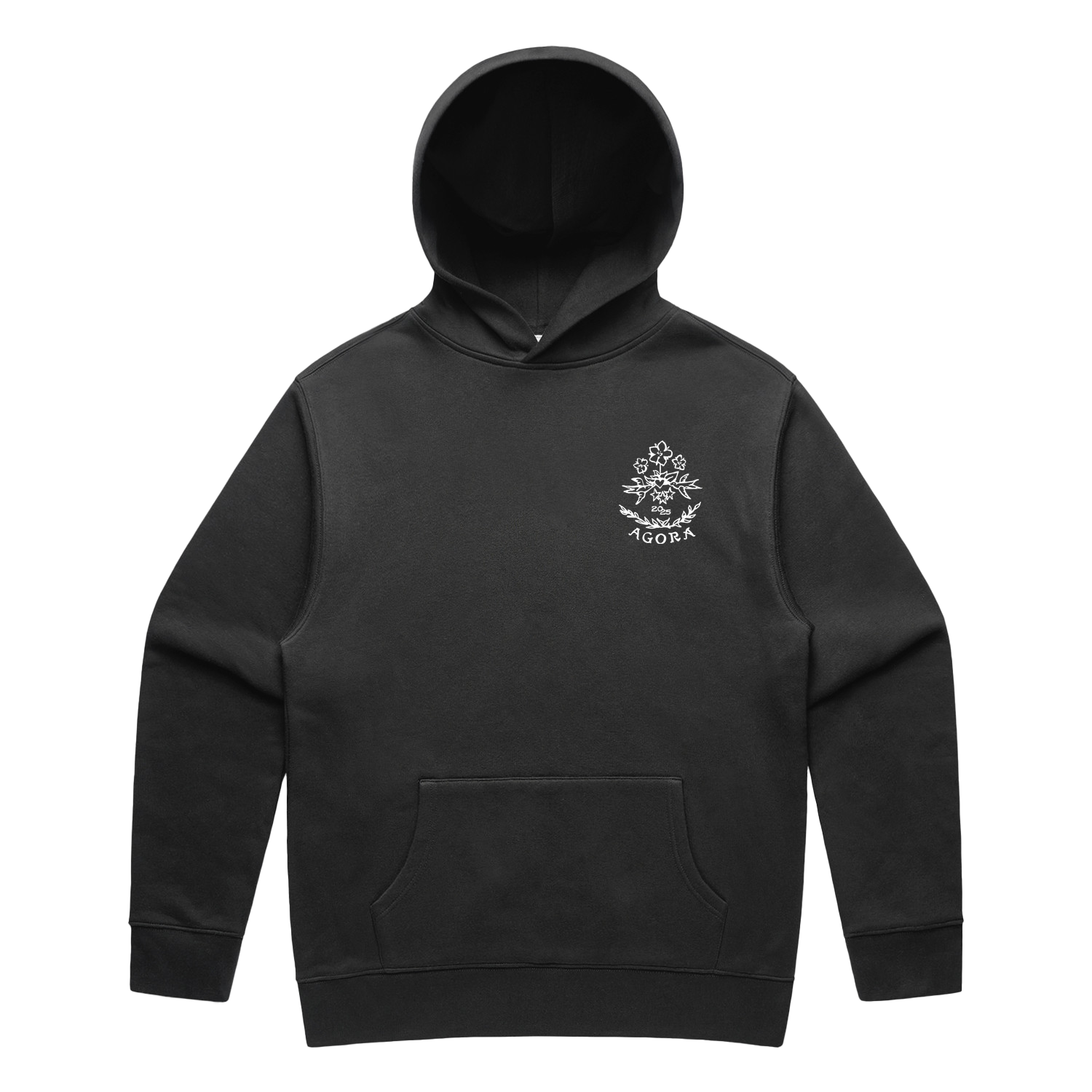 Mumford & Sons - Black Agora Stamp Hoodie