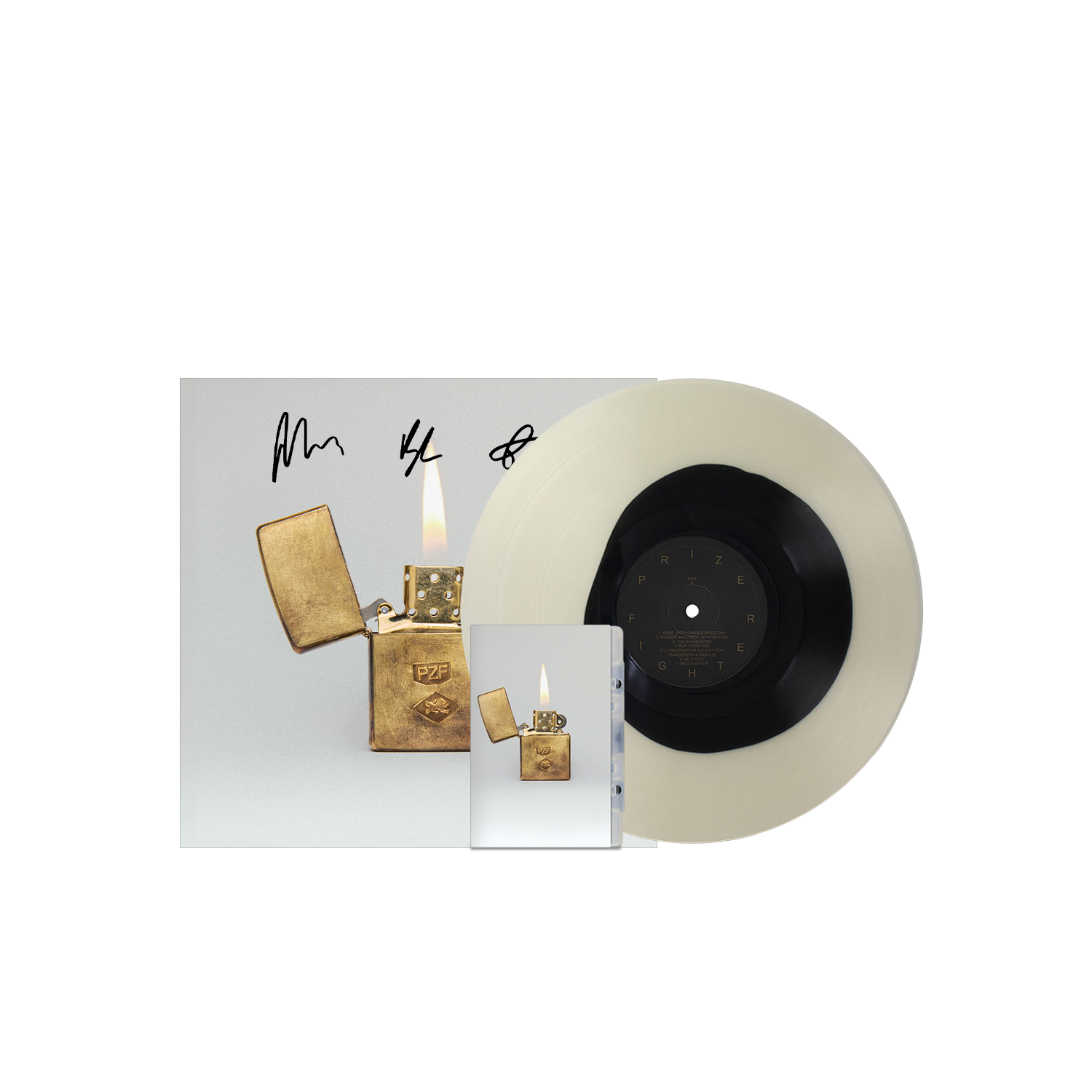 'Clover' Black On Clear Vinyl, Cassette & Signed Art Card