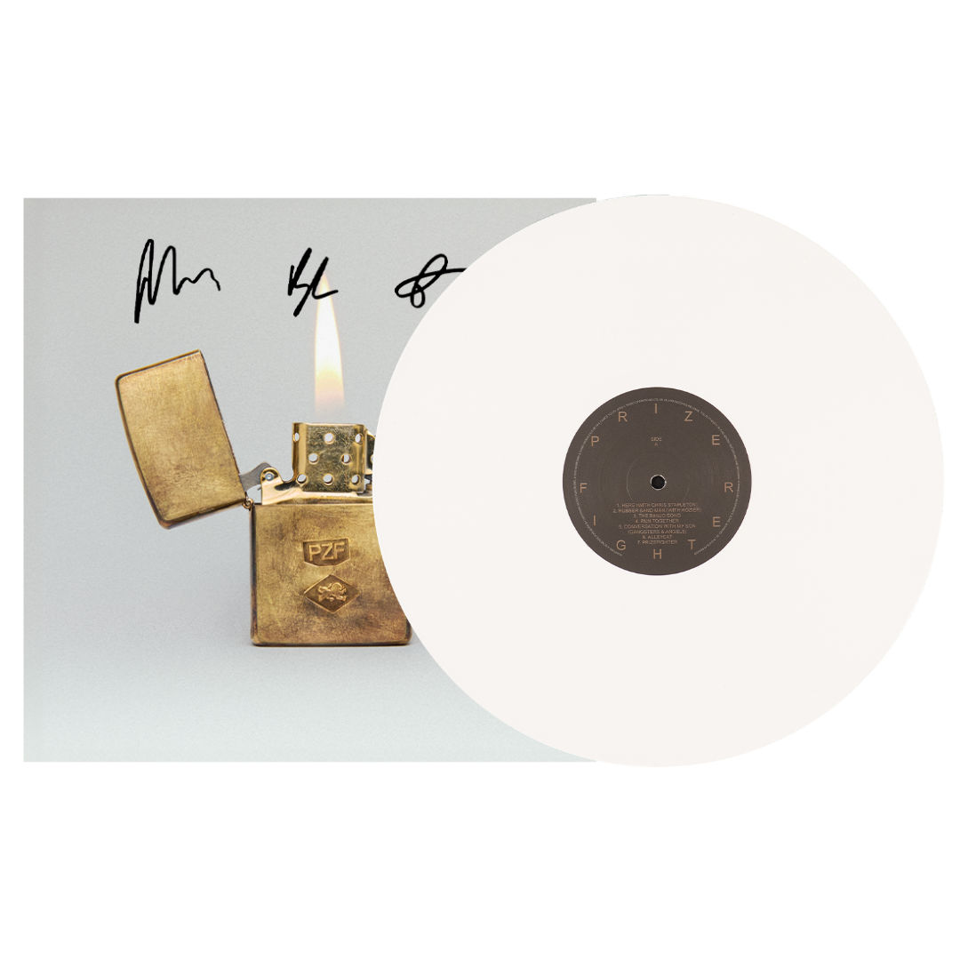 Prizefighter: 'Begin Again' White Vinyl & Signed Art Card