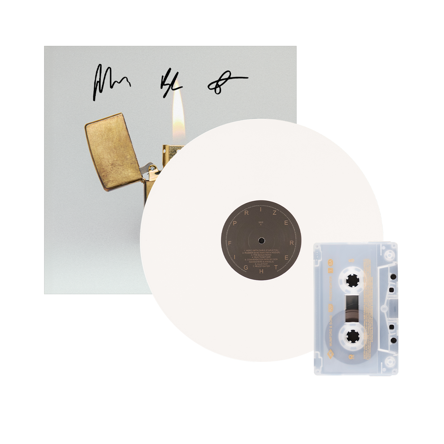 'Begin Again' White Vinyl, Cassette & Signed Art Card