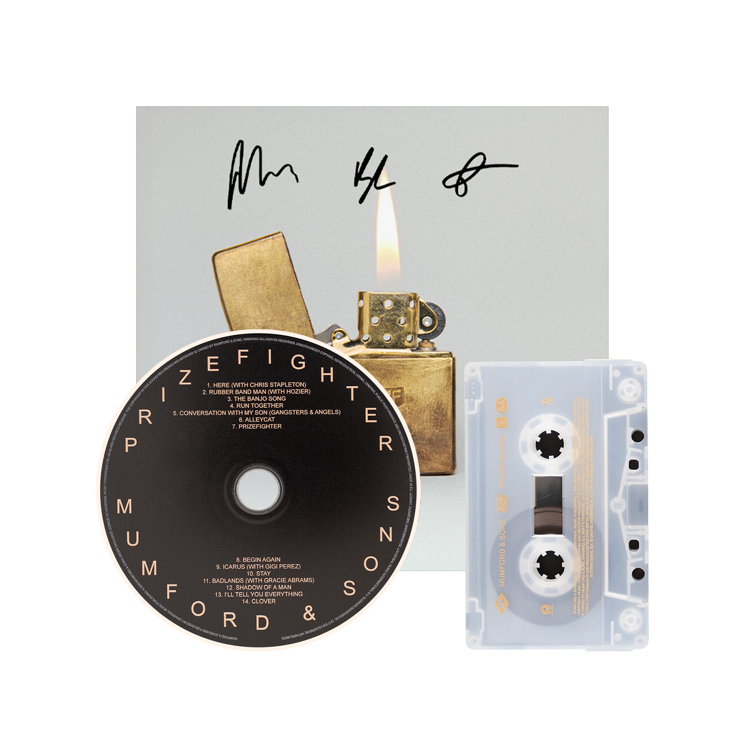 CD, Cassette & Signed Art Card