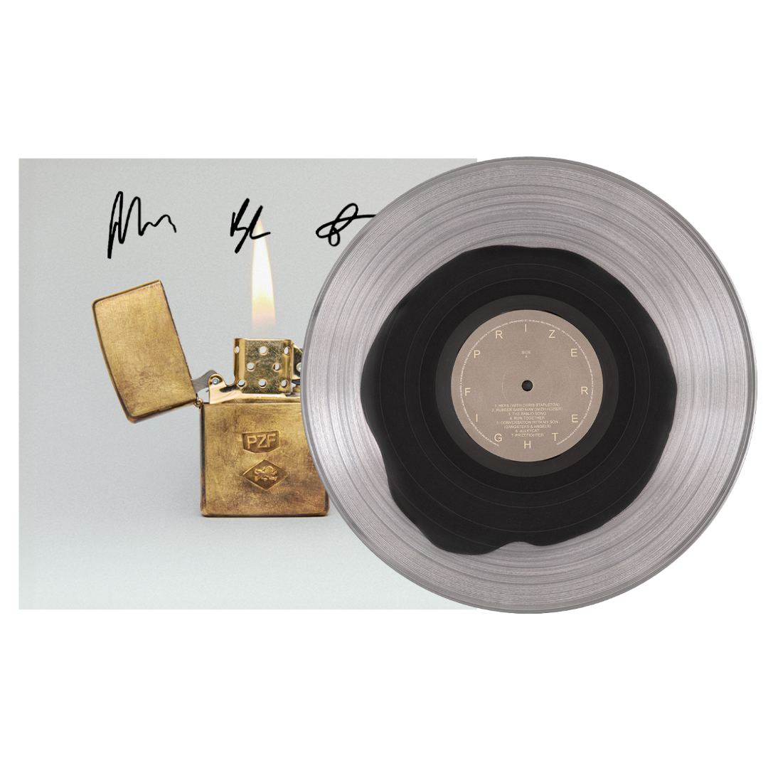 Prizefighter: 'Clover' Black On Clear Vinyl & Signed Art Card