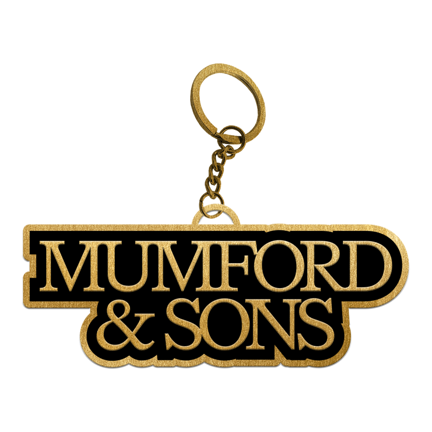 Mumford & Sons - Gold Logo Key Chain