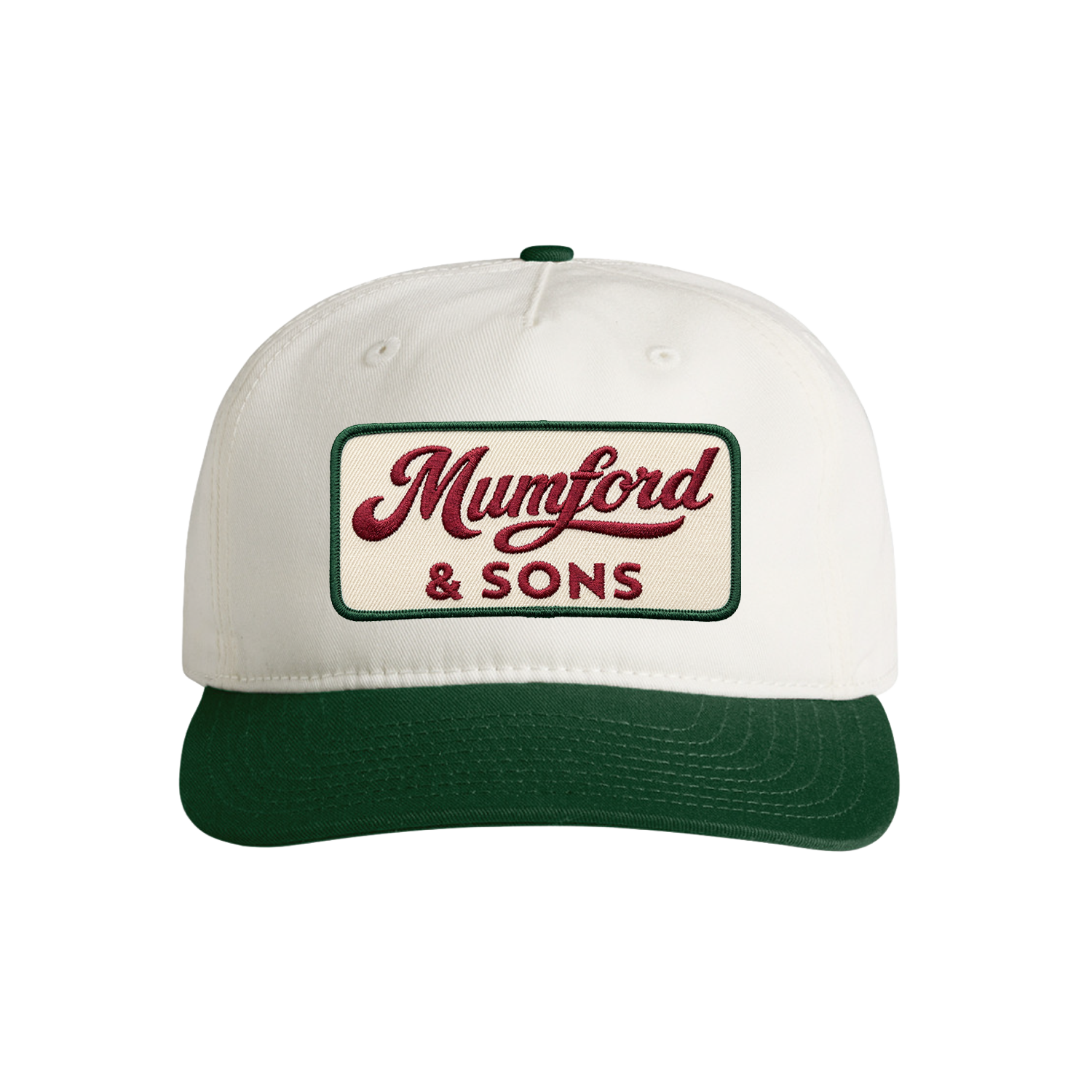 Mumford & Sons - White / Green Classic Logo Cap
