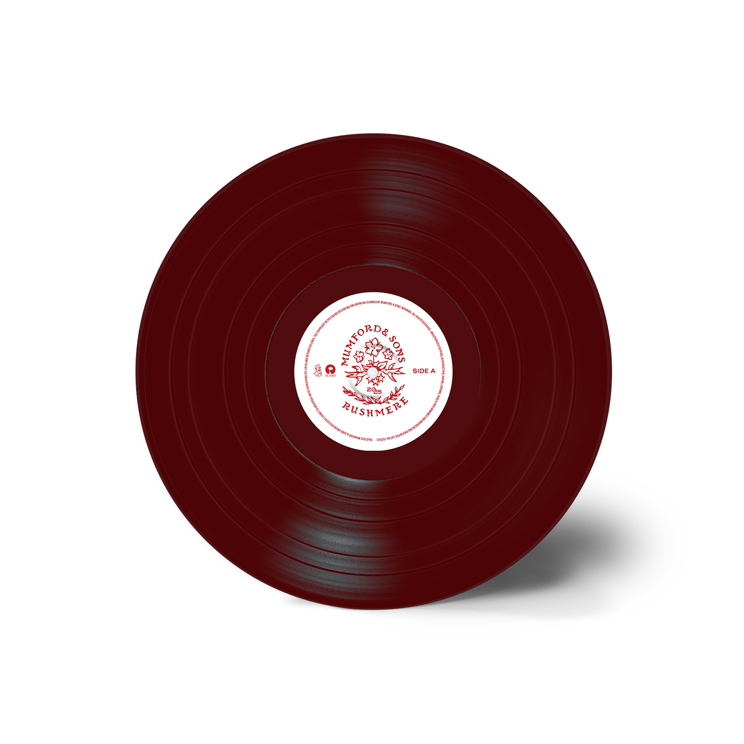 RUSHMERE: 'Almost Places Recycled Red Vinyl' Deluxe LP & Signed Art Card