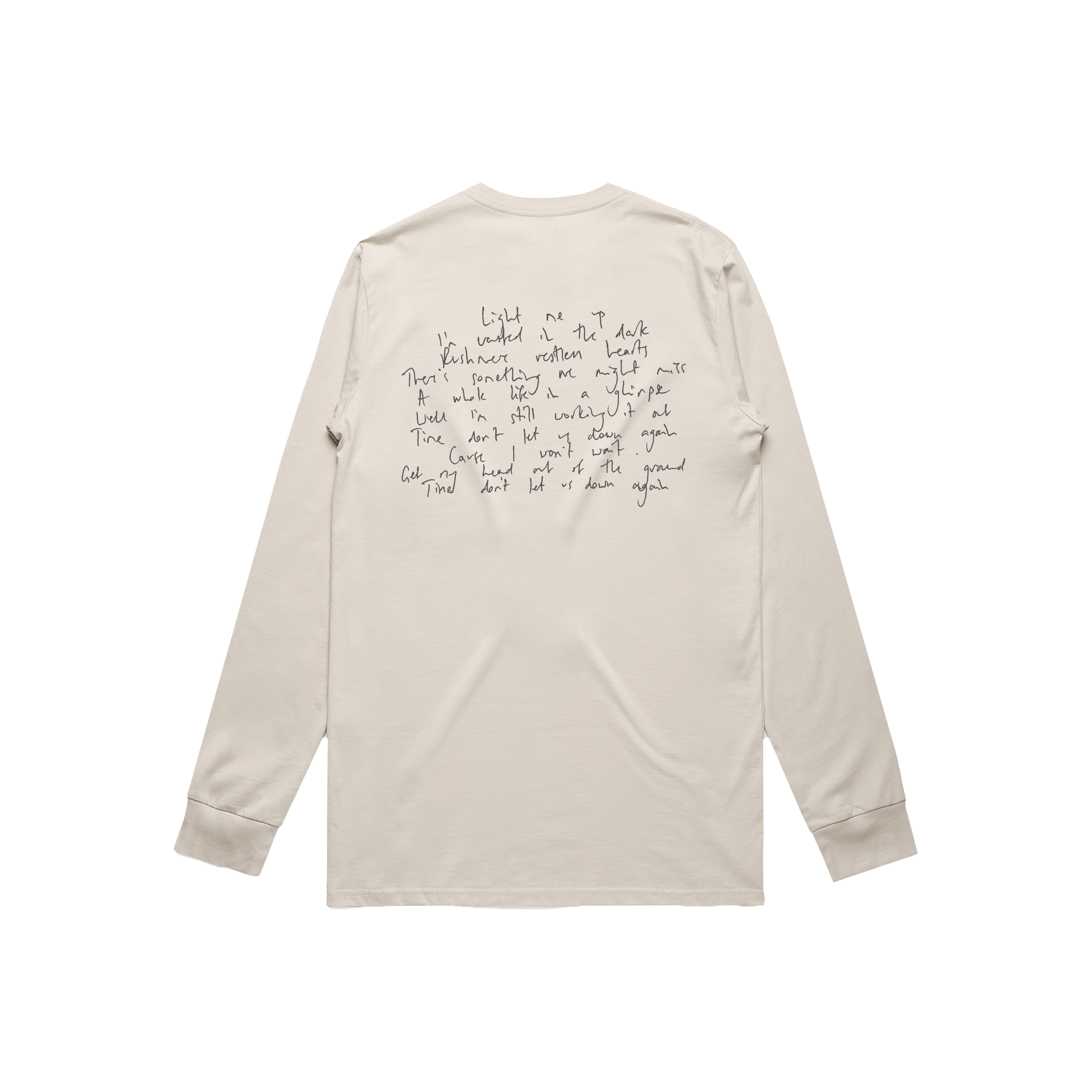 Mumford & Sons - Bone Long Sleeve Lyric T-Shirt