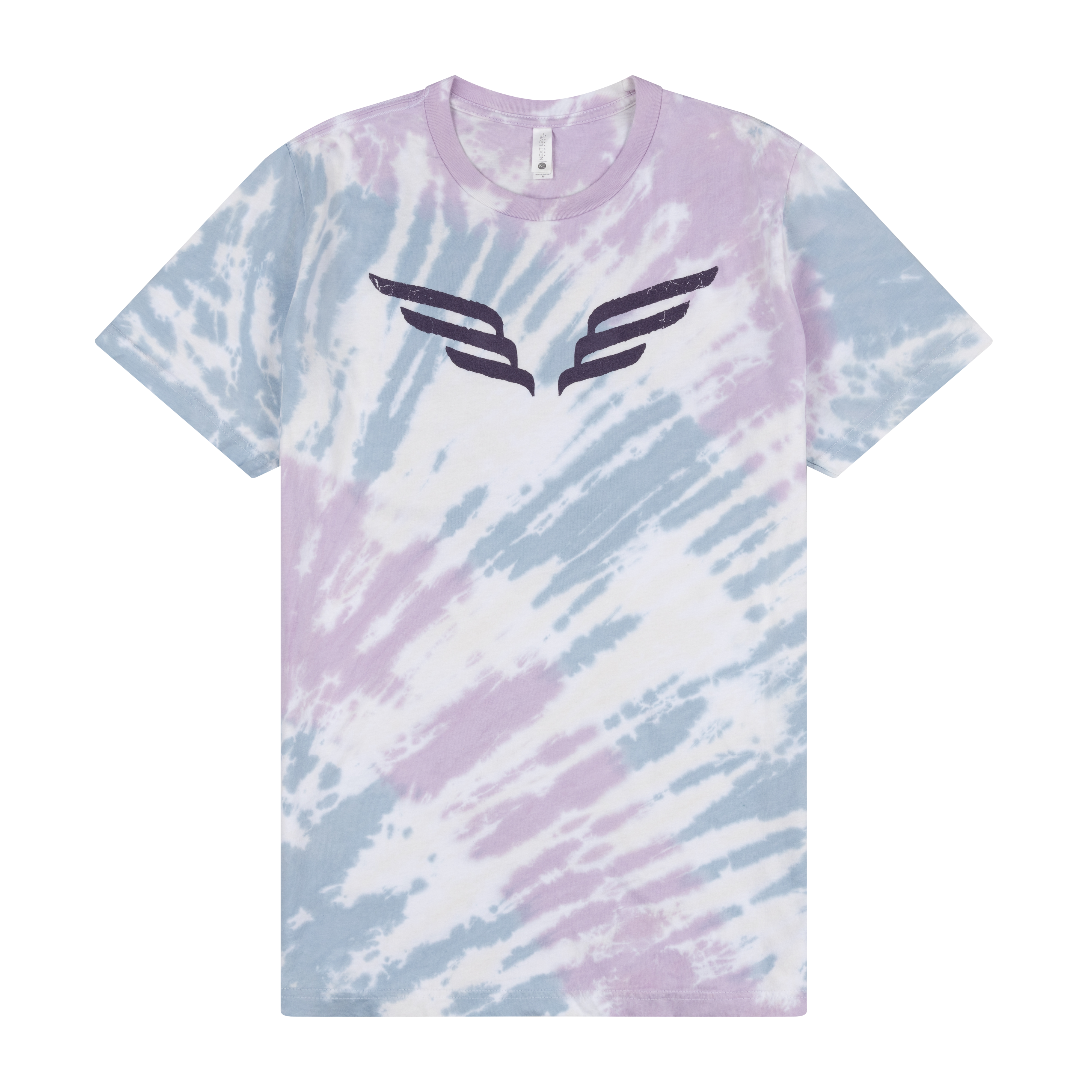 Mumford & Sons - Pink & Blue Tie Dye Delta Tour Print T-shirt 