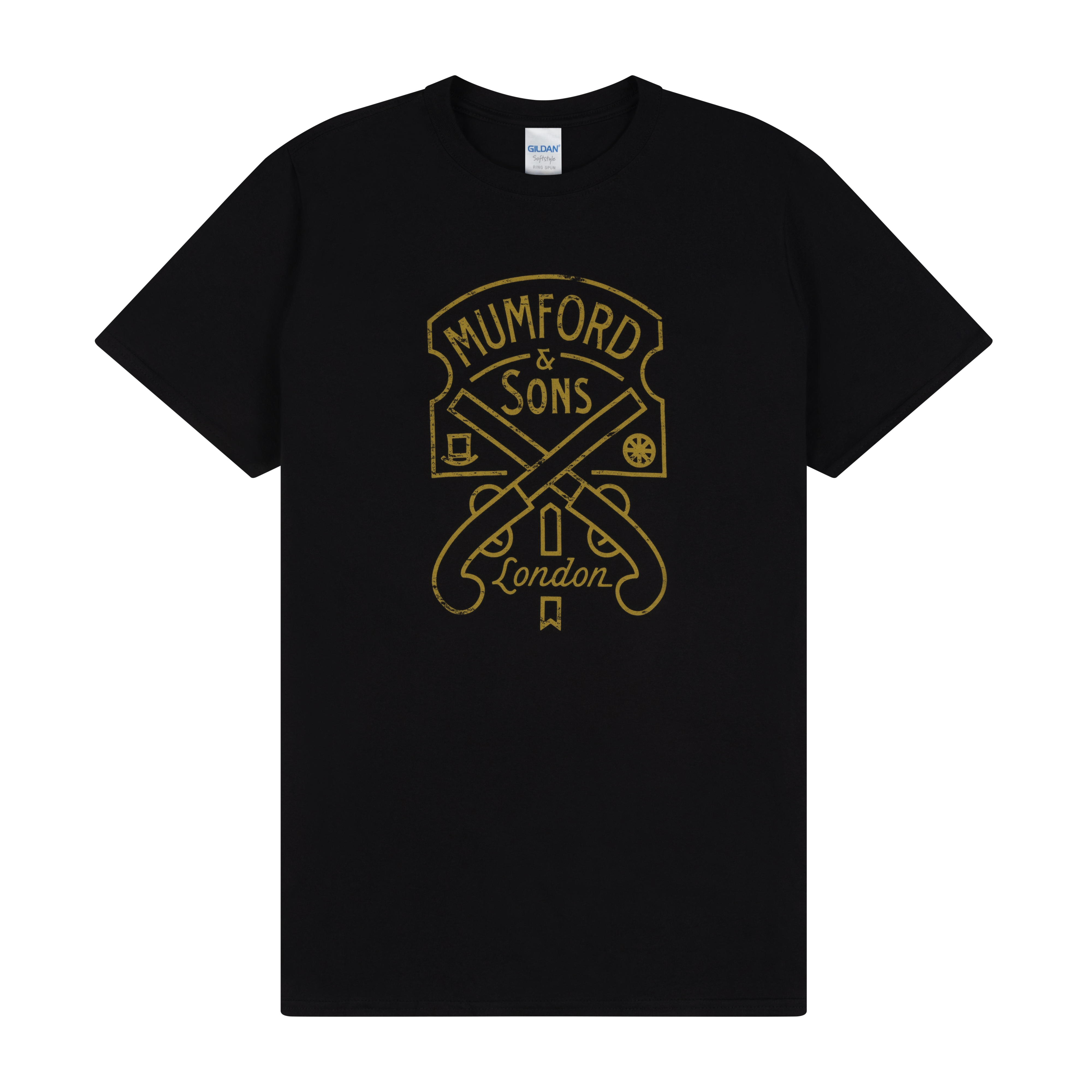 Mumford & Sons - Pistol Logo Print T-shirt