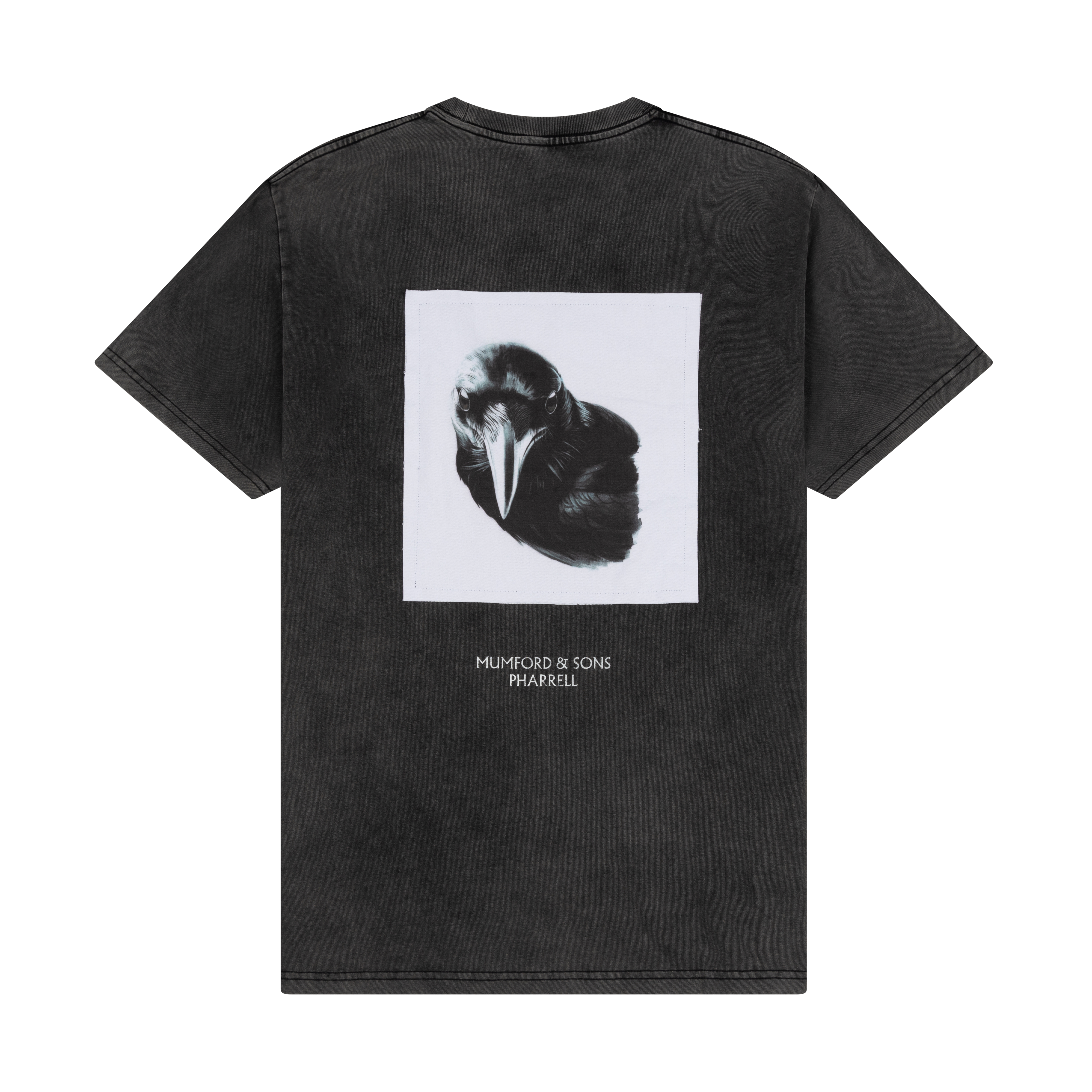 Mumford & Sons  -  Mumford & Sons x Pharrell Good People Washed Black T-Shirt