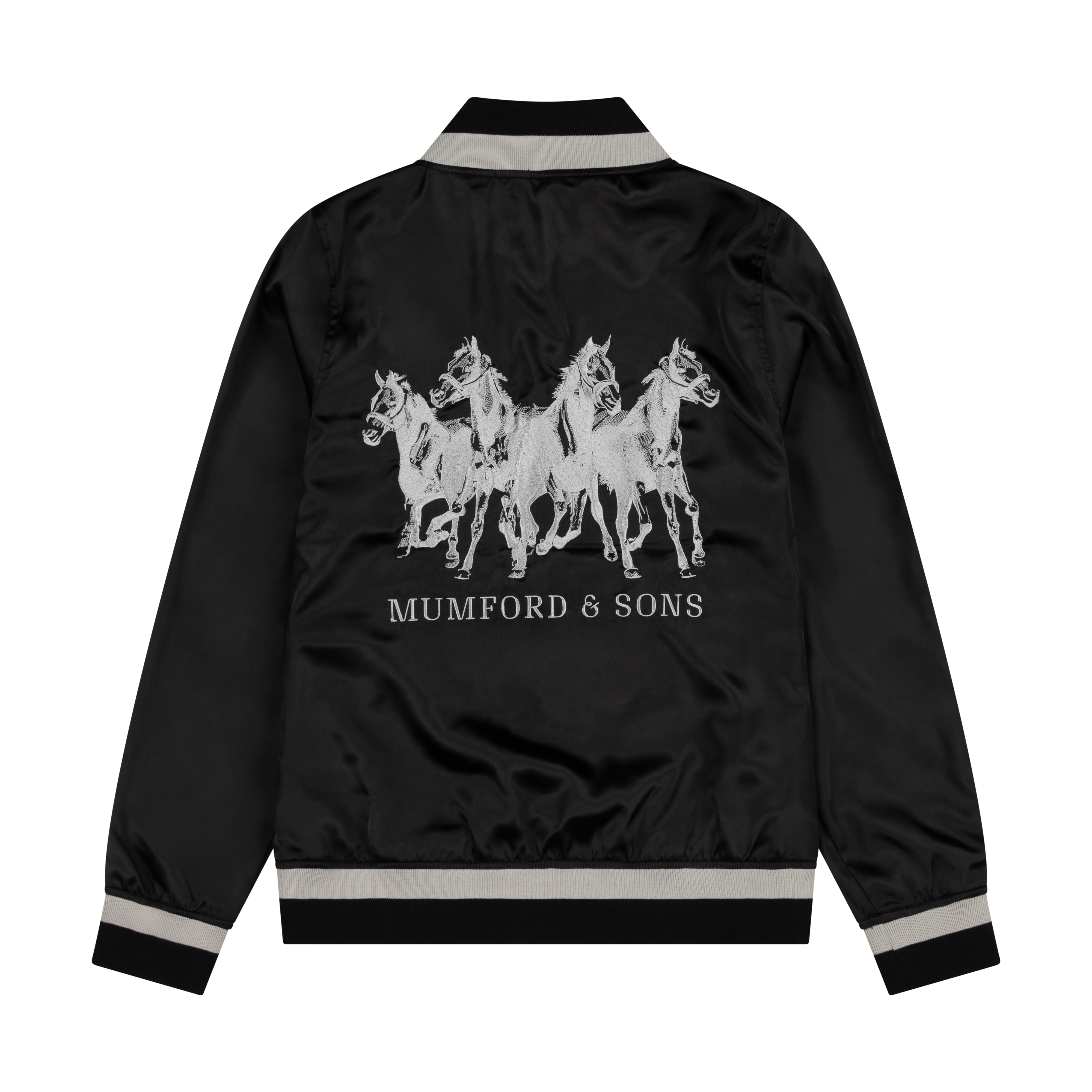 Mumford & Sons  - Black Horses Bomber Jacket