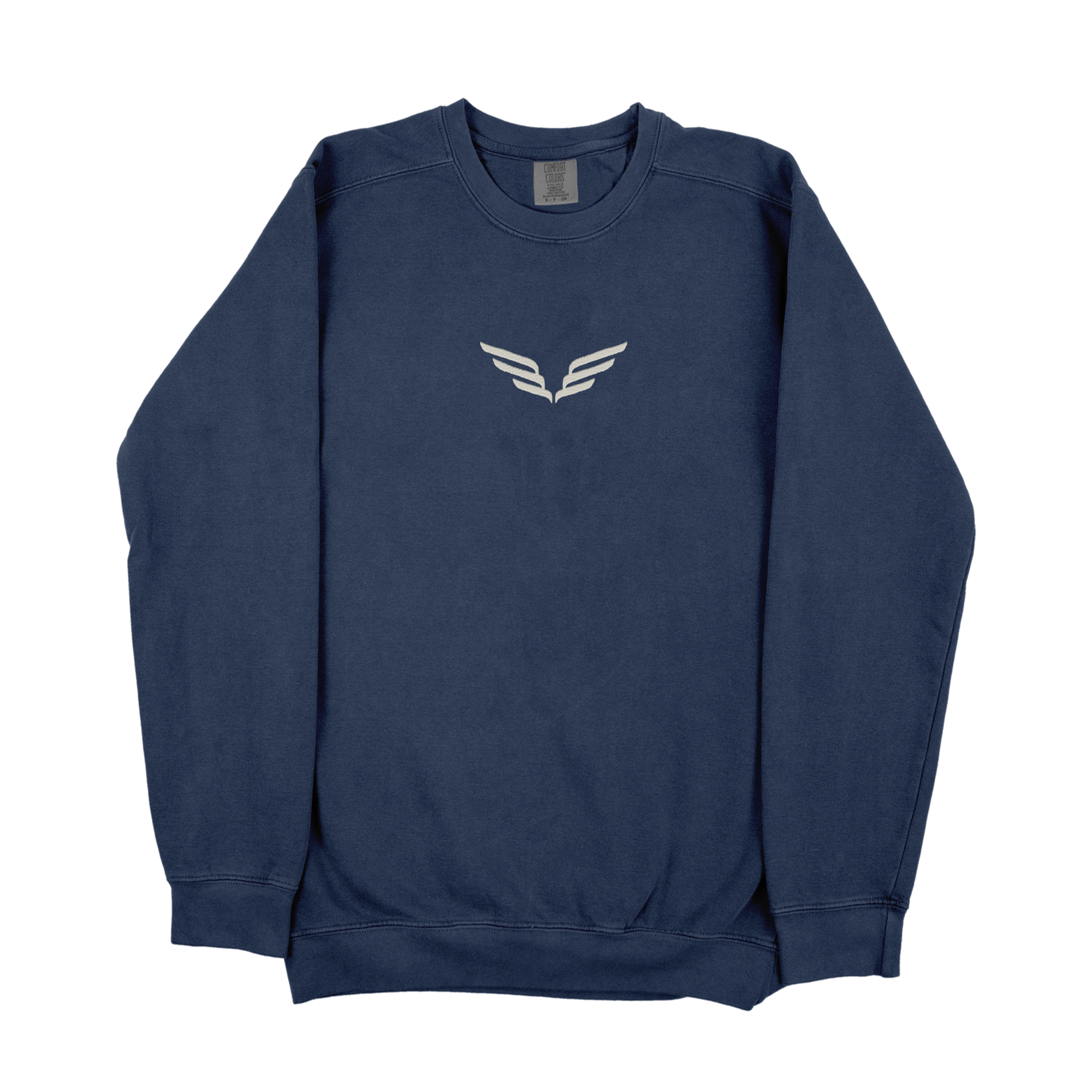 Mumford & Sons - Navy Puff Print Crewneck Sweatshirt