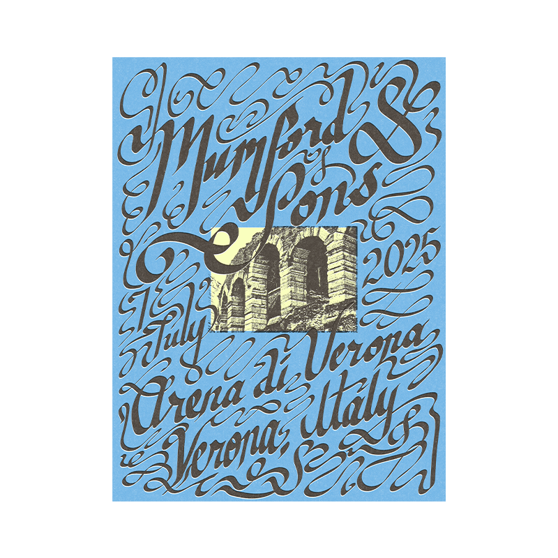 Mumford & Sons  - Verona Tour Print