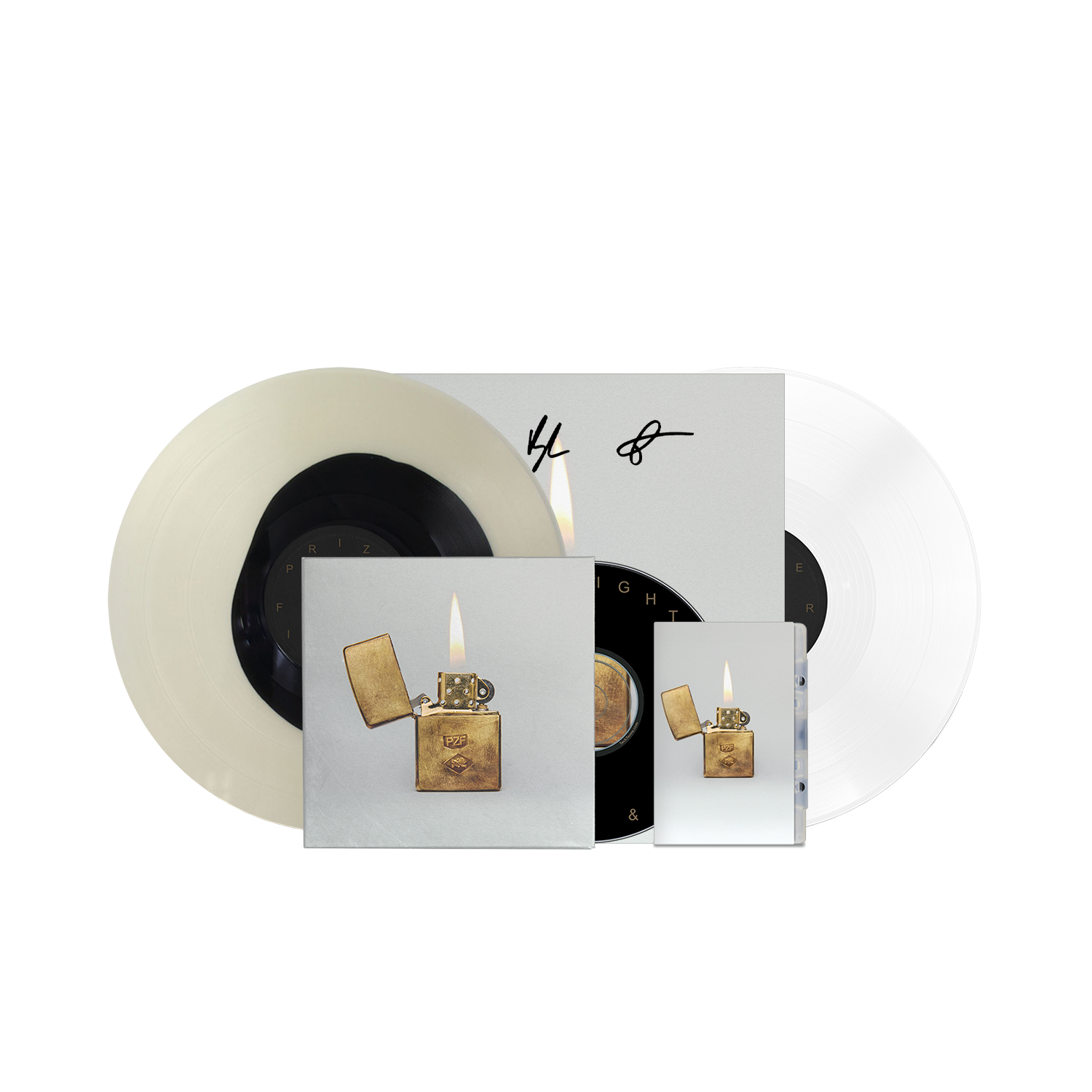 'Clover' & 'Begin Again' Vinyls, CD, Cassette & Signed Art Card