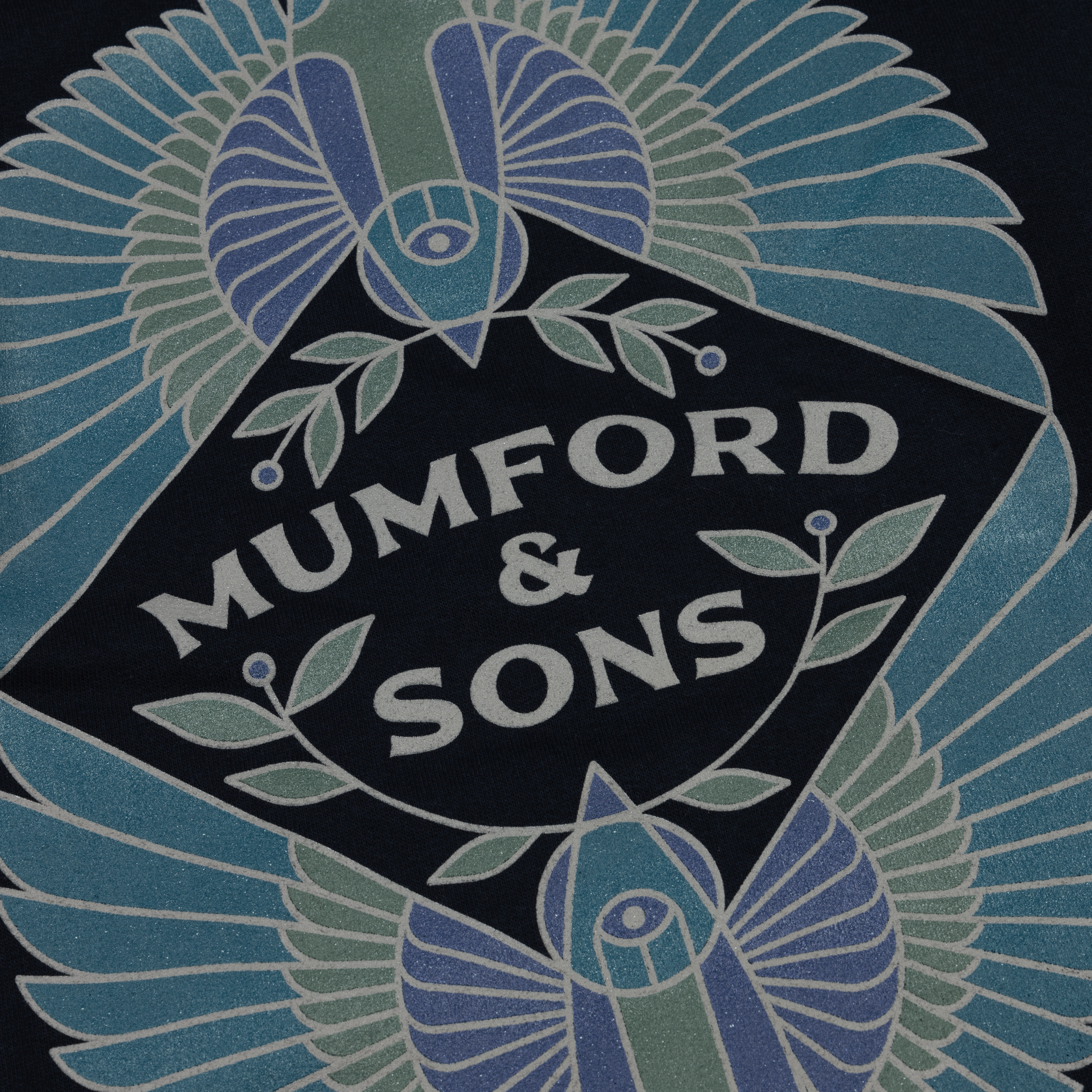 Mumford & Sons - Navy Agora Zip-Up Hoodie