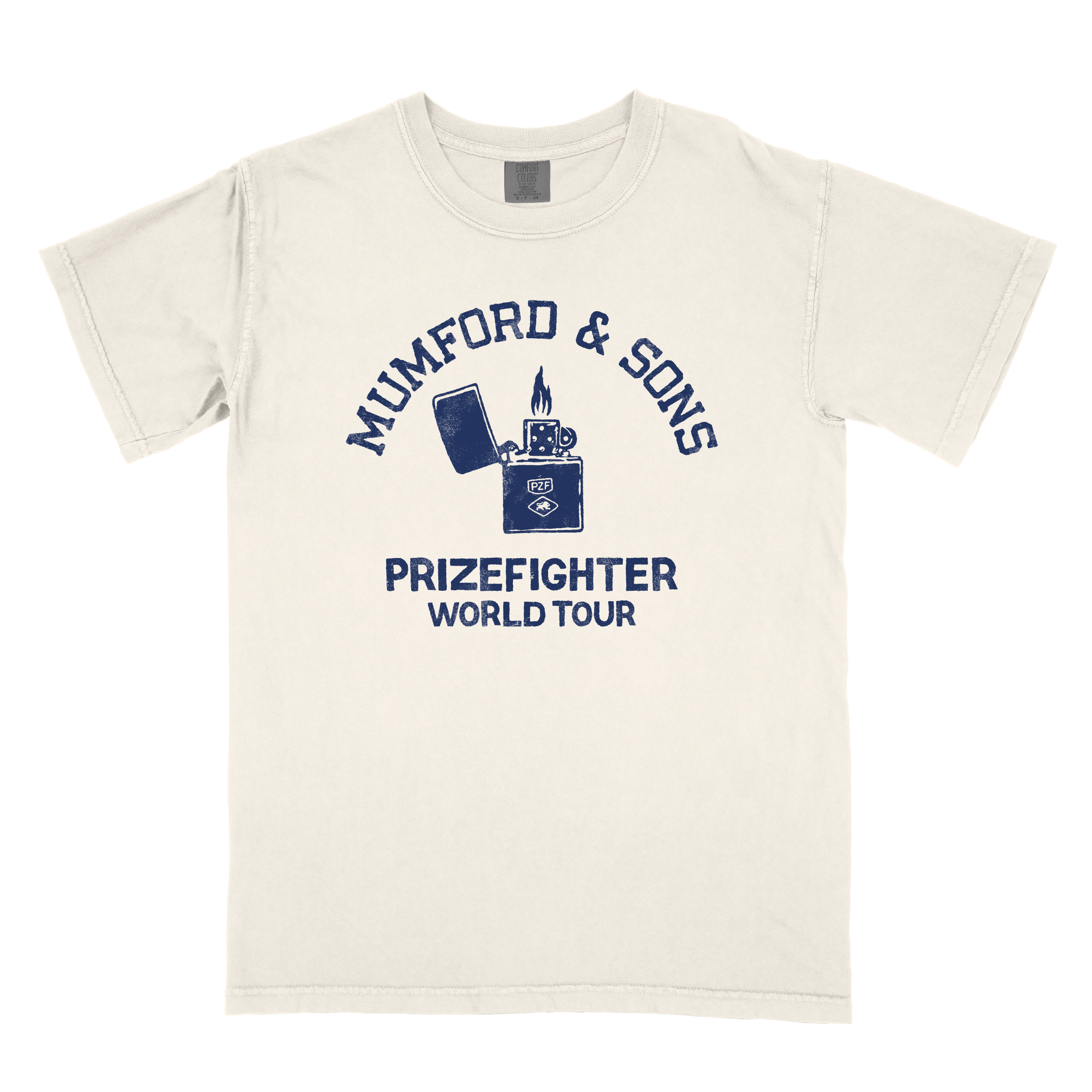 Mumford & Sons - Bone Prizefighter World Tour Lighter T-Shirt