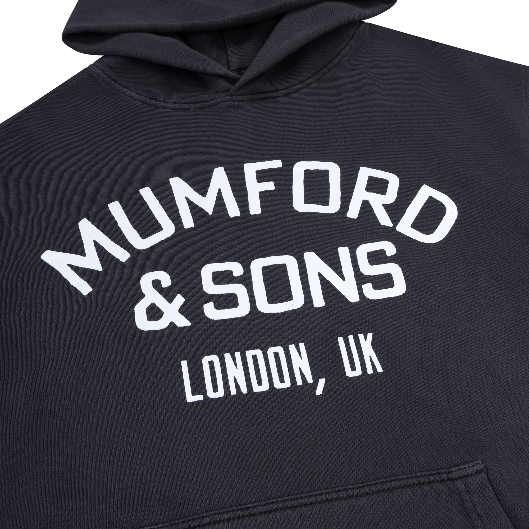 Mumford & Sons - Black Vintage Logo Hoodie