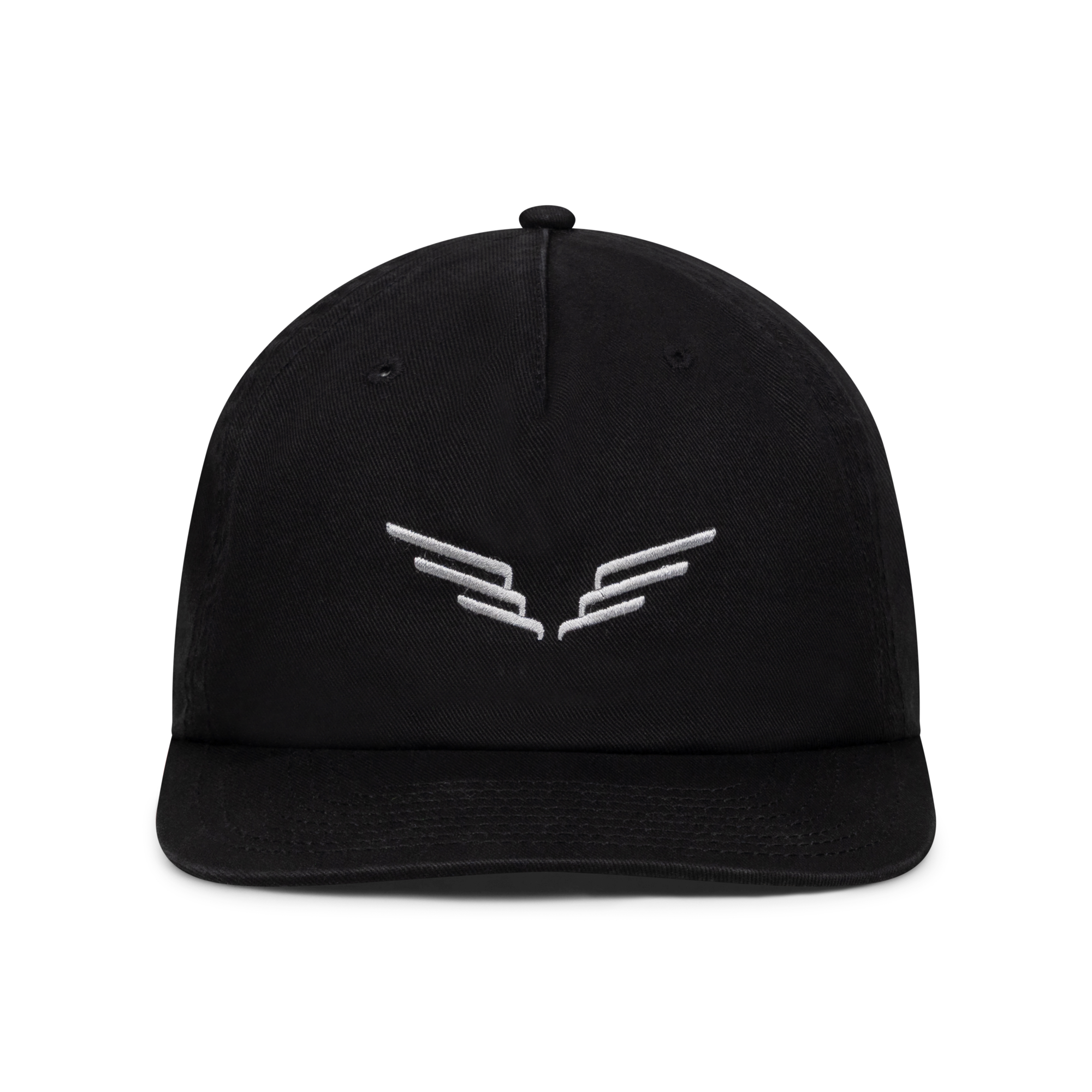 Mumford & Sons - Grey / Black Embroidered Wings Cap