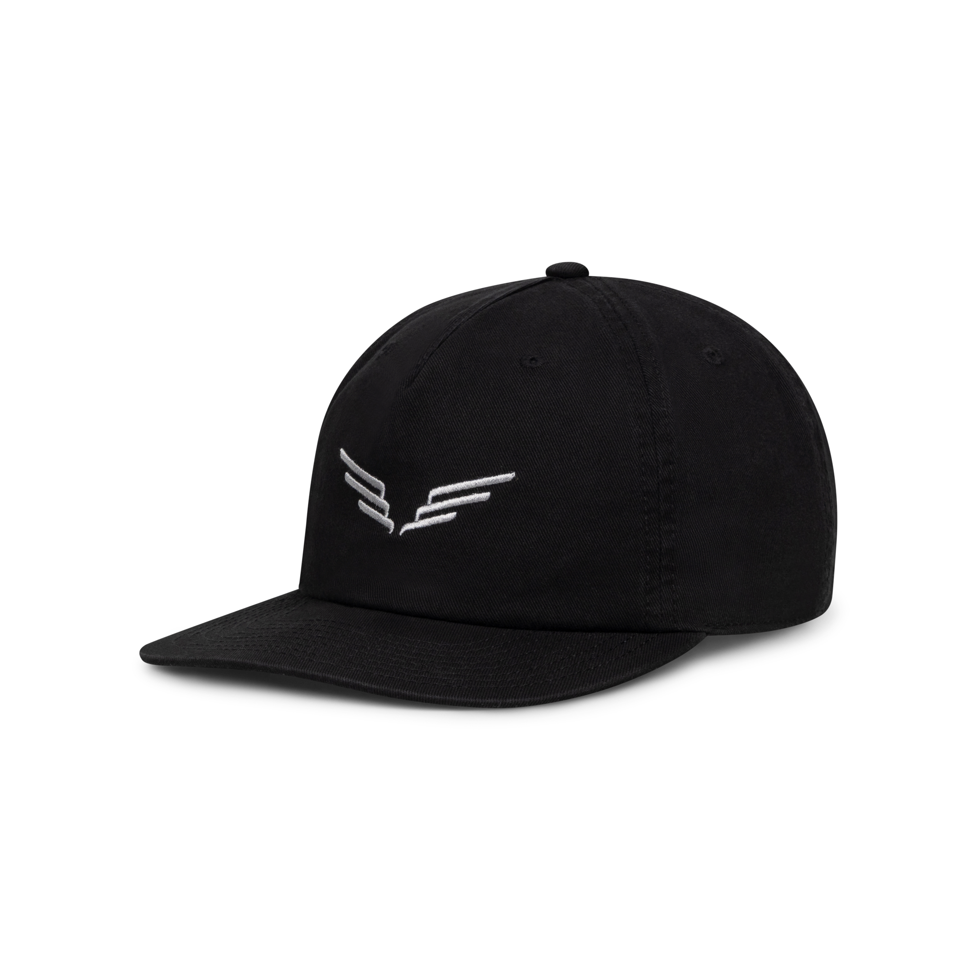 Mumford & Sons - Grey / Black Embroidered Wings Cap