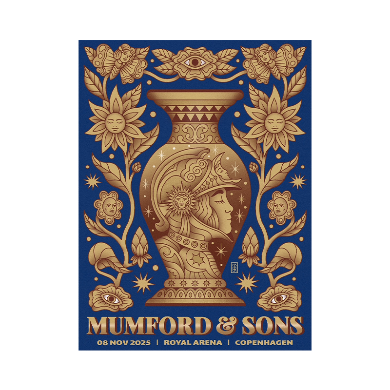 Mumford & Sons  - UK & Europe Tour 2025 Copenhagen Screenprint