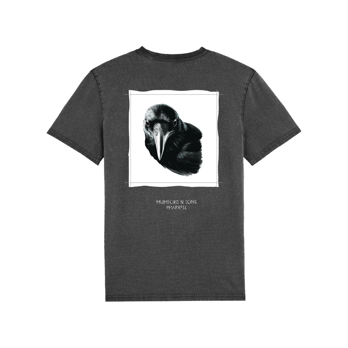 Mumford & Sons  -  Mumford & Sons x Pharrell Good People Washed Black T-Shirt