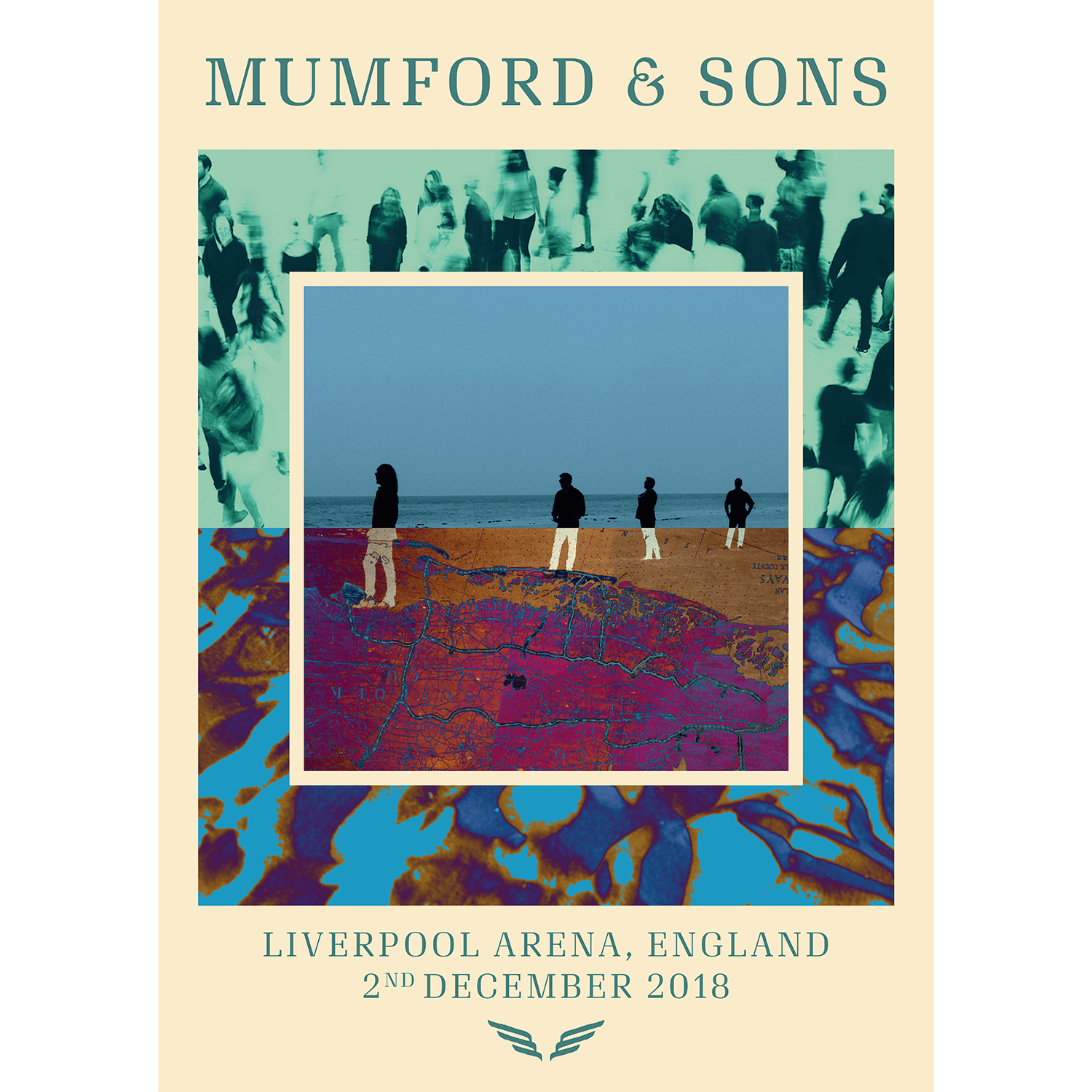 Liverpool Delta Tour Print - Mumford & Sons