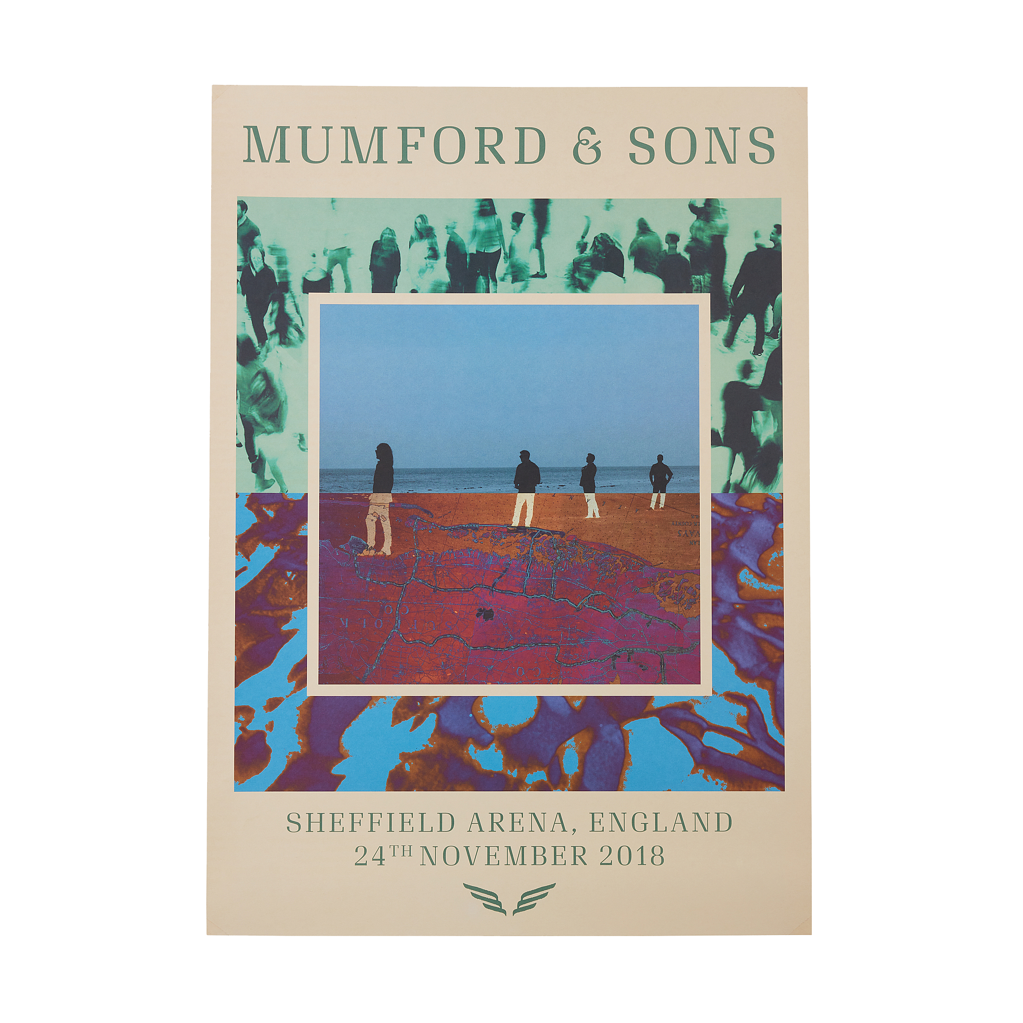 Mumford & Sons  - Sheffield Delta Tour Print