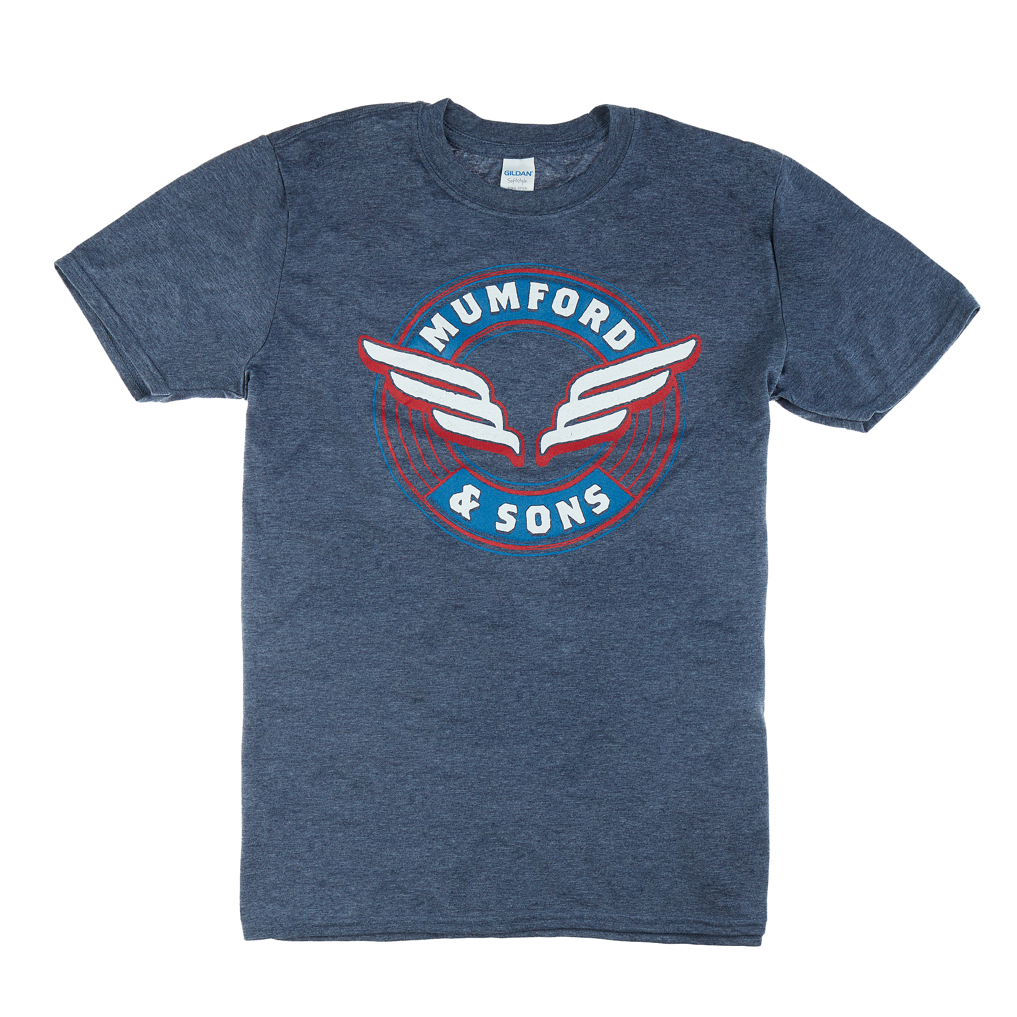 Mumford & Sons  - Blue Wing Emblem Print T-shirt